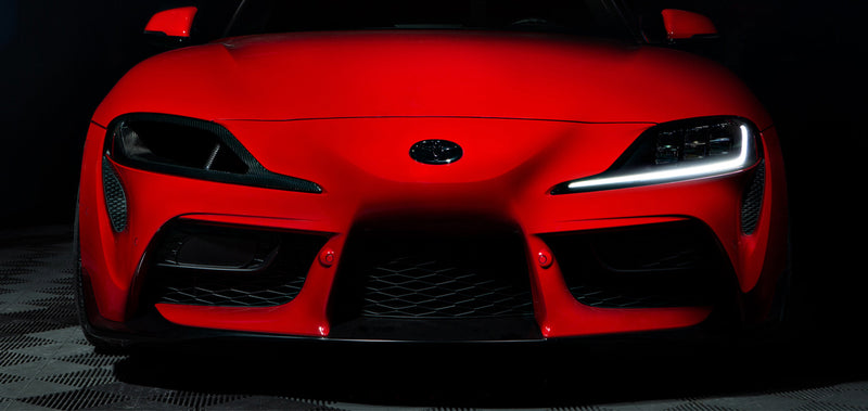 Carbon Fiber Headlight delete for Supra