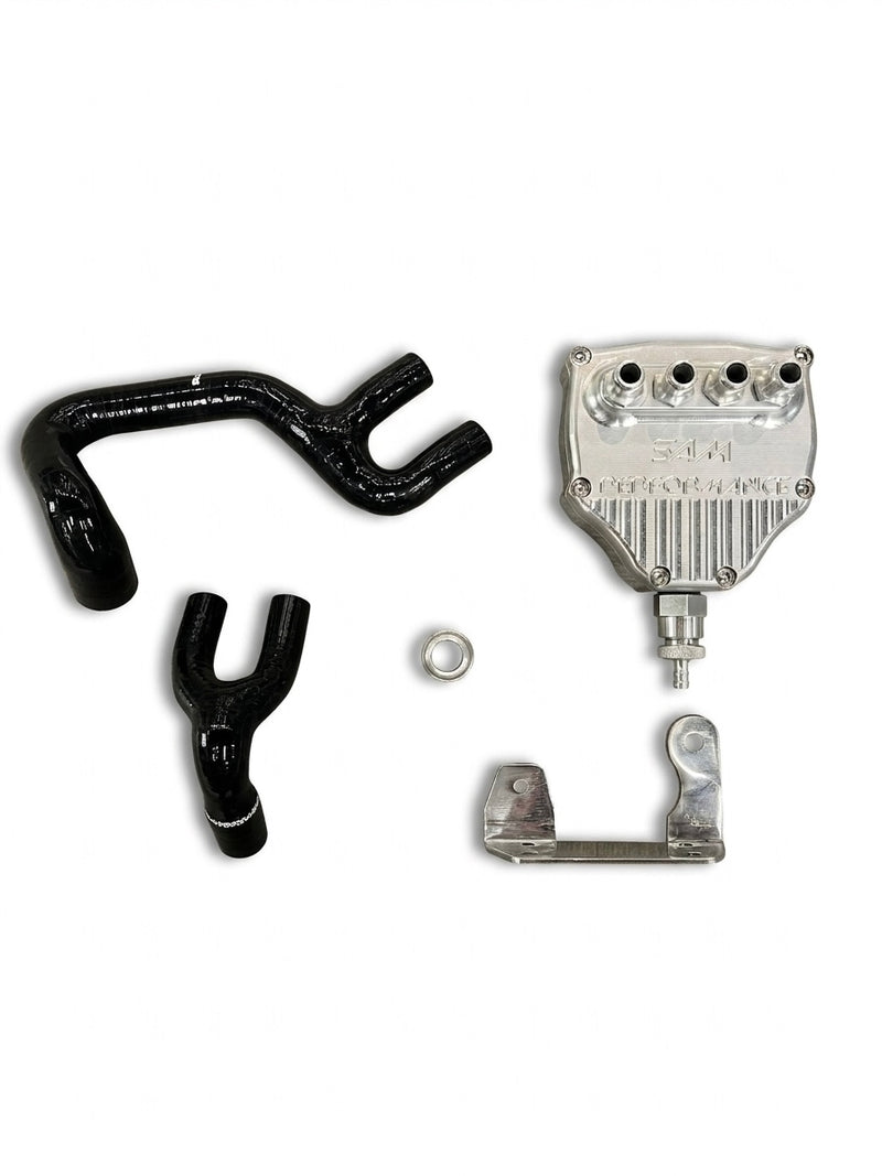 SP CNC Air Oil Separator (AOS) - MK5 Toyota Supra (SILVER)
