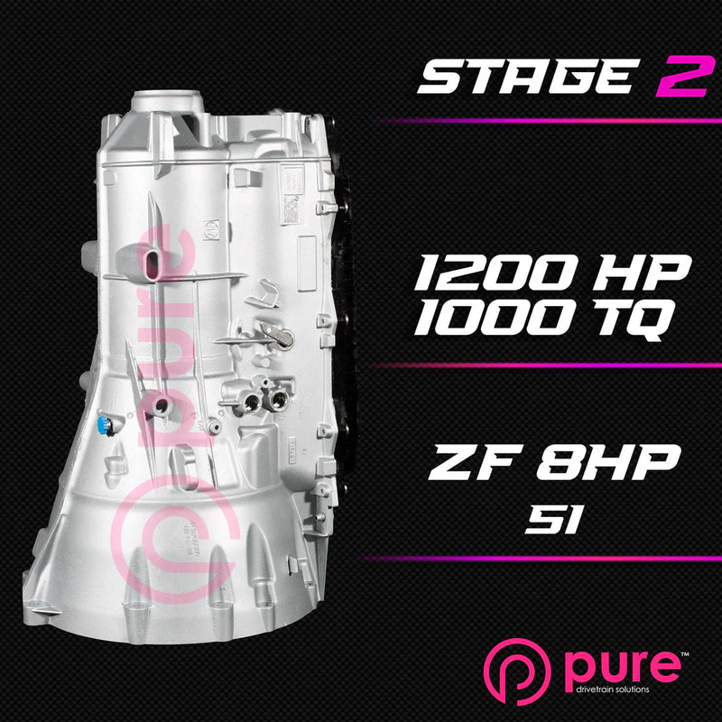 Pure Drivetrain Solutions ZF 8HP51 STAGE 2 TRANSMISSION REBUILD A90/A91 Supra