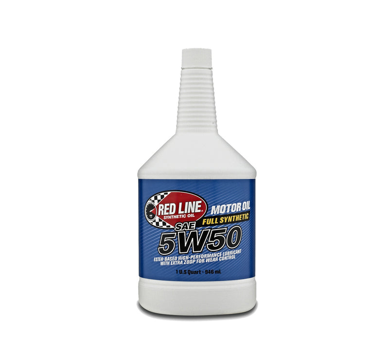 RED LINE OIL 11604 High Performance Motor Oil 5W50 0.95 L (1 qt)