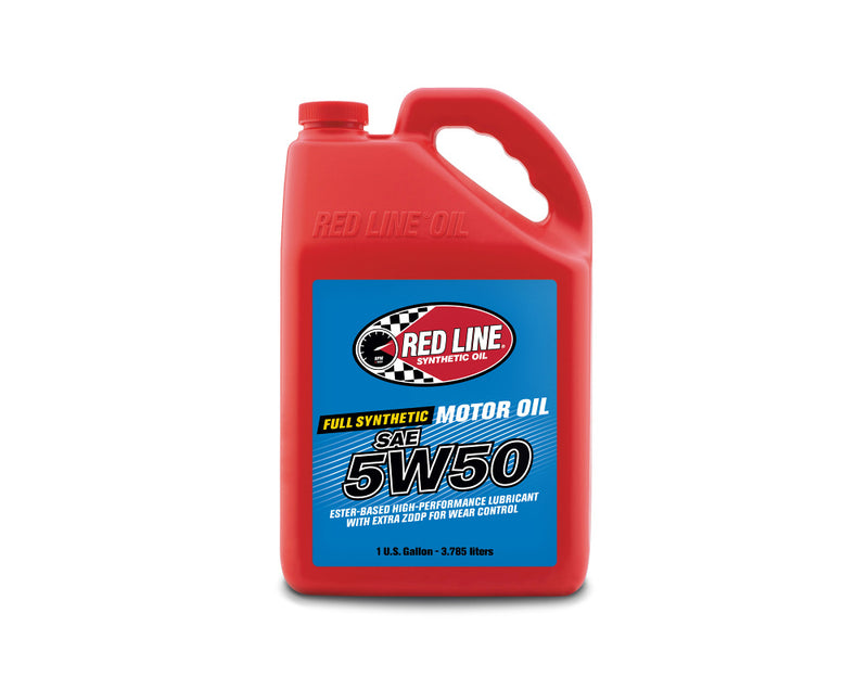RED LINE OIL 11605 High Performance Motor Oil 5W50 3.8 L (1 gal)