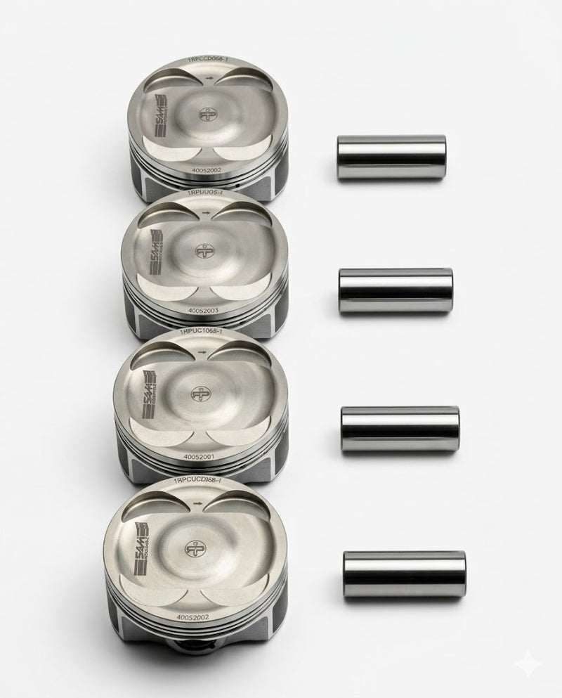 CUSTOM PLATINUM  PISTONS D.99.75MM RC 9 WITH 4 HD PINS DLC FOR SUBARU STI