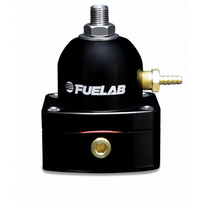 FUELAB 51502-1 Fuel Pressure Regulator EFI (25-90 psi, 6AN-In, 6AN-Out) Black