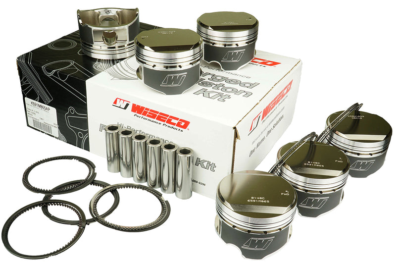 Forged pistons Wiseco K677M865AP 6 cyl, Toyota Supra 2JZGTE 3.0l 24V 93-98 Bore 3.405 (86.50mm) Size +0.5mm Compression Ratio 9.6 Asymmetric HD2