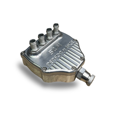 SP CNC Air Oil Separator (AOS) - MK5 Toyota Supra (SILVER)