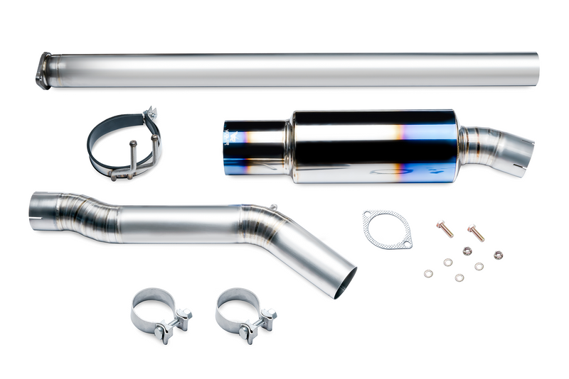Titanium exhaust system Mitsubishi Lancer Evo X Catback Vogler Racing