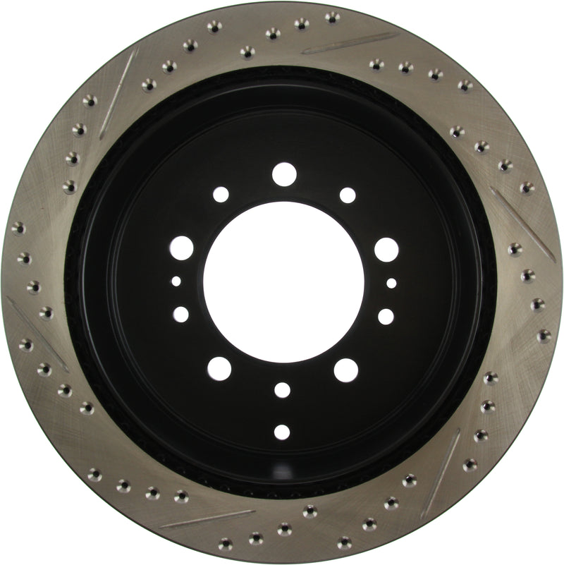 STOPTECH 127.44157R Rear Sport Drilled & Slotted Rotor Right LEXUS/TOYOTA Land Cruiser/LX570/Sequoia/Tundra 2007-2019