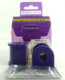 POWERFLEX PFR76-207-14 x2 Rear Anti Roll Bar Bushing (14mm) TOYOTA Corolla AE86 RWD