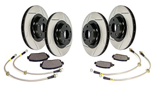 STOPTECH 977.44016F Front Sport Axle Pack Slotted SCION/SUBARU BRZ/FR-S 2013-2016