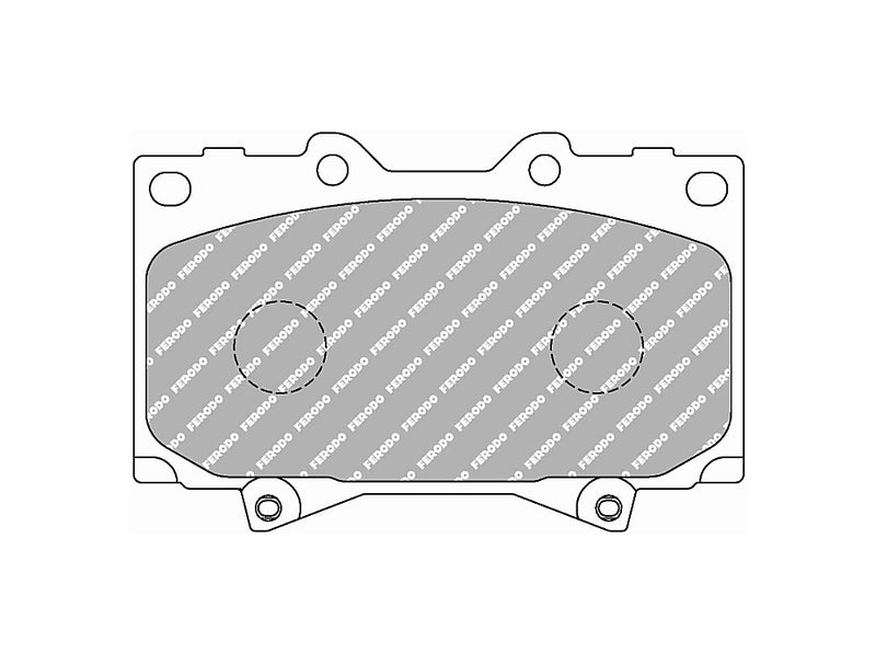 FERODO FCP1456H DS2500 Brake pad (front) LEXUS 460/470 (SUMITOMO)