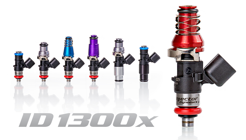 INJECTOR DYNAMICS 1300.60.11.D.6 Injectors set ID1300x for TOYOTA Land Cruiser. 11mm (blue) adapter top. DENSO lower. Set of 6.
