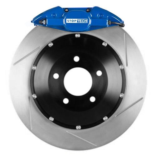 STOPTECH 83.836.0023.21 BBK 2PC ROTOR, REAR SLOTTED 328X28/ST22 BLUE SUBARU WRX '02-07