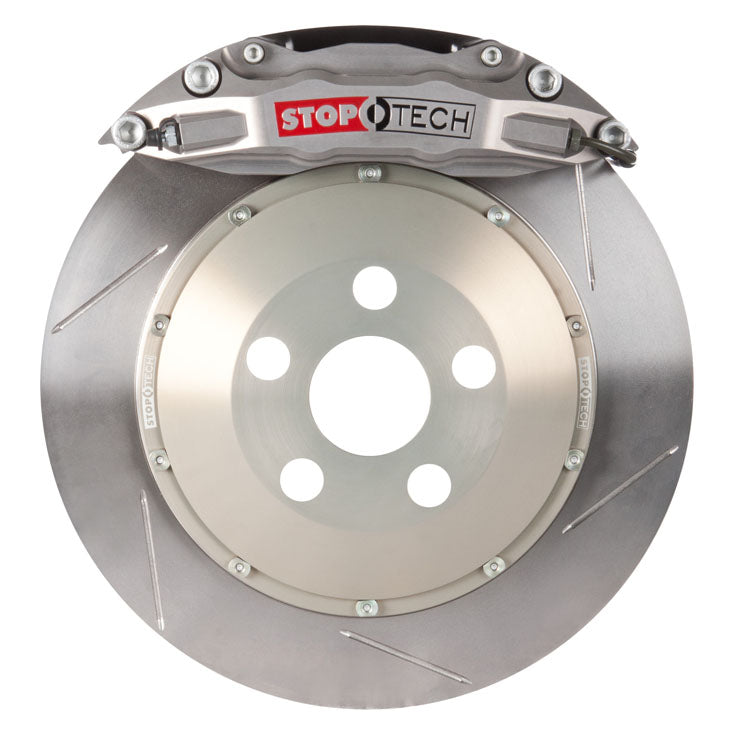 STOPTECH 83.838.4700.R1 BBK 2PC SPORT TROPHY,FRONT SLOTTED 355X32/STR40 TROPHY ANODIZED SUBARU STI '04-07