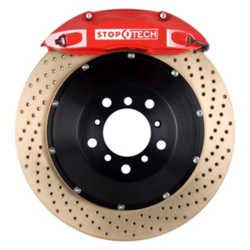 STOPTECH 83.857.4600.74 BBK 2PC ROTOR, FRONT ZINC DRILLED 332X32/ST40 RED TOYOTA SUPRA '93-98