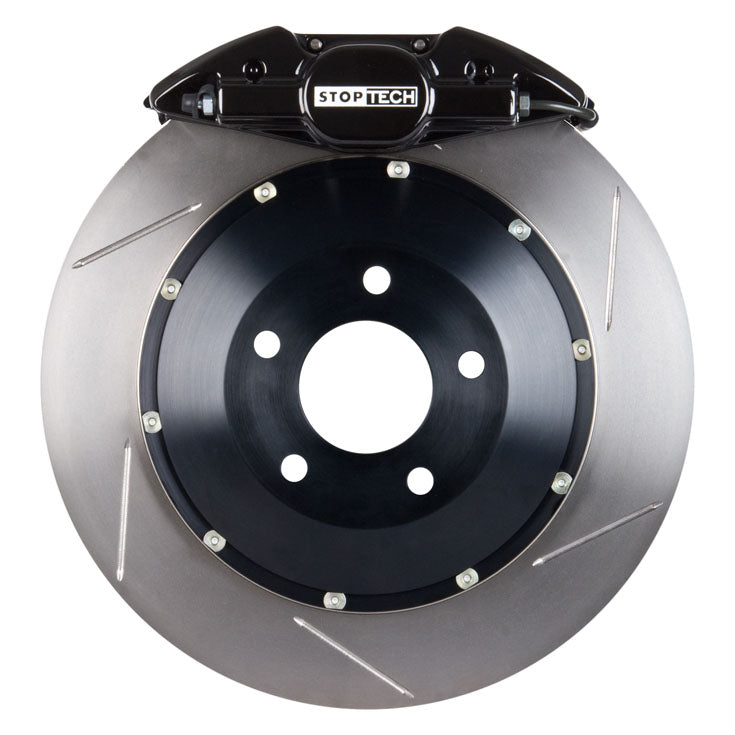 STOPTECH 83.839.0023.51 BBK 2PC ROTOR, REAR SLOTTED 328X28/ST22 BLACK SUBARU LEGACY '05