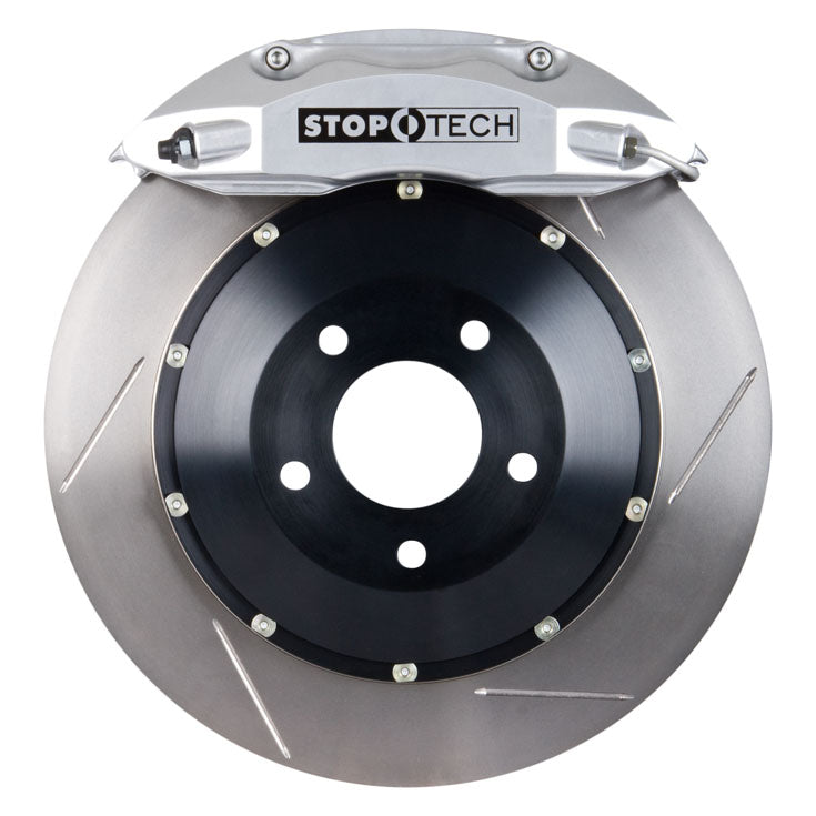 STOPTECH 83.827.4300.61 BBK 2PC ROTOR, FRONT SLOTTED 328X28/ST40 SILVER SUBARU BRZ '13