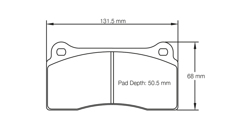 PAGID 1287-RSL29 Rear brake pads RSL29 NISSAN GT-R R35/AUDI R8/LAMBORGHINI GALLARDO