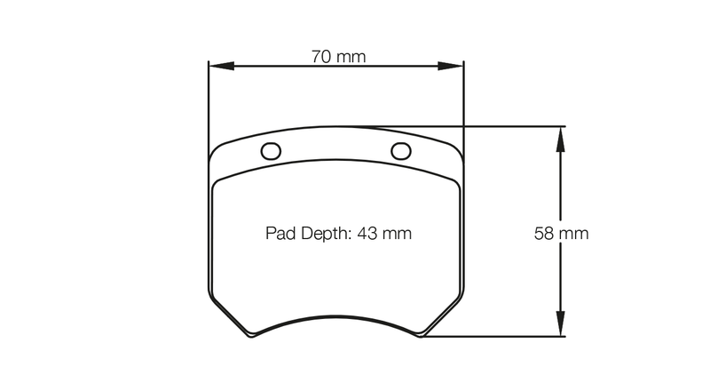 PAGID 1363-RST2 Rear brake pads RST2 AUDI RS3 LMS TCR [race car] / AP Racing CP 2561-3 S4 / CP2399 D43 LD20