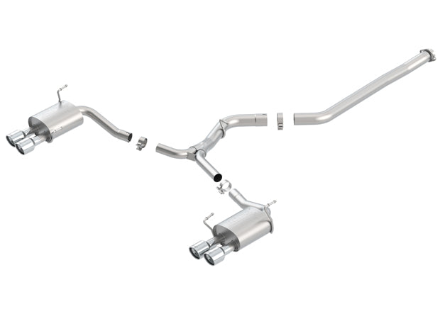 BORLA 140418 Cat Back Exhaust System WRX STI SEDAN 2011 2.5L TURBO