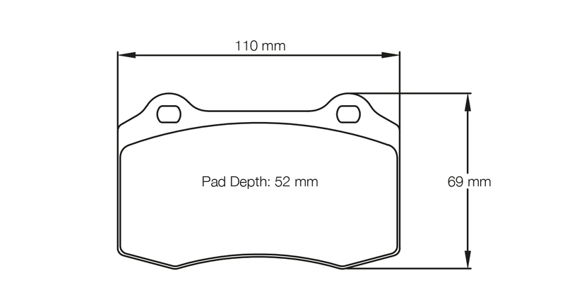 PAGID 1408-RS42 Brake pads RS42 BREMBO 07.5146. GT (LOTUS) [caliper family A, C, F]