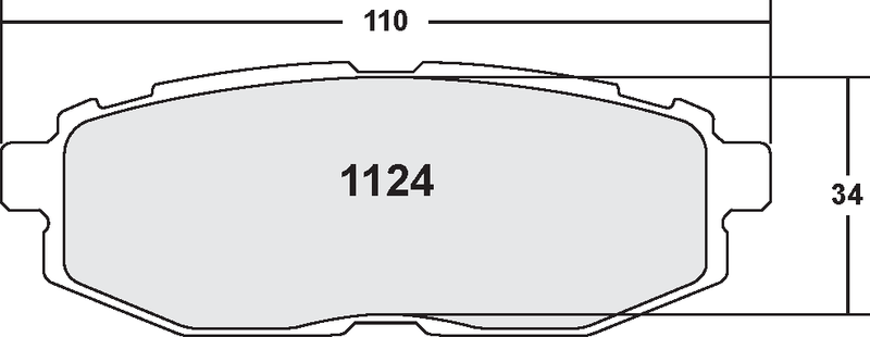 PFC 1124.13.16.44 Brake pads RACE 13 CMPD 16MM rear SUBARU BRZ 2012