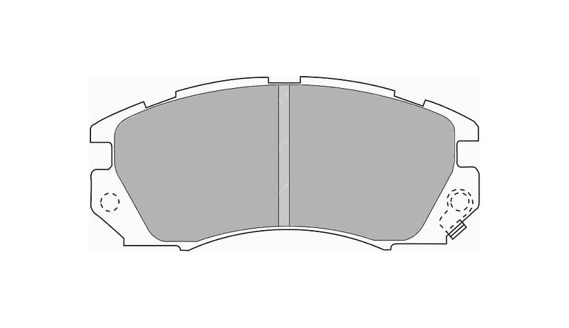 FERODO FDS948 Brake pads front DS2000 for SUBARU IMPREZA MY03-97 Turbo / Legacy MY90-93Turbo