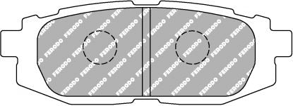 FERODO FDS4187 DS2000 Brake pads (rear) for SUBARU BRZ, TOYOTA 86