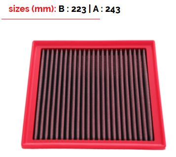 BMC FB863/20 223X243 PANEL AIR FILTER