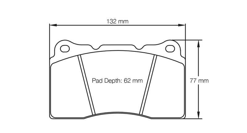 PAGID T8026SP2001 Front brake pads STREET+ CADILLAC ATS/STS/ATS-L / FORD USA Mustang / TESLA Model S/Model X