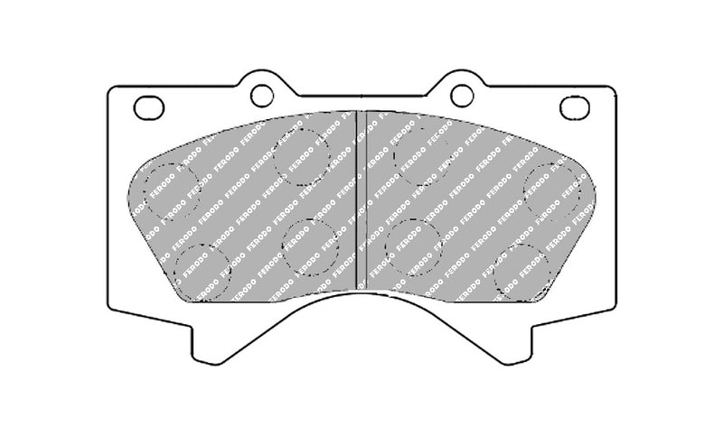 FERODO FDSE4229 Brake pads front TOYOTA LC200 / SEQUOIA / TUNDRA 2007-2011 / LExhaustUS LX570 2008-2012