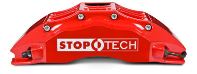 STOPTECH 82.874.6D00.71 BBK 1PC ROTOR, FRONT SLOTTED 380X35/ST65 RED TOYOTA LAND CRUISER '08