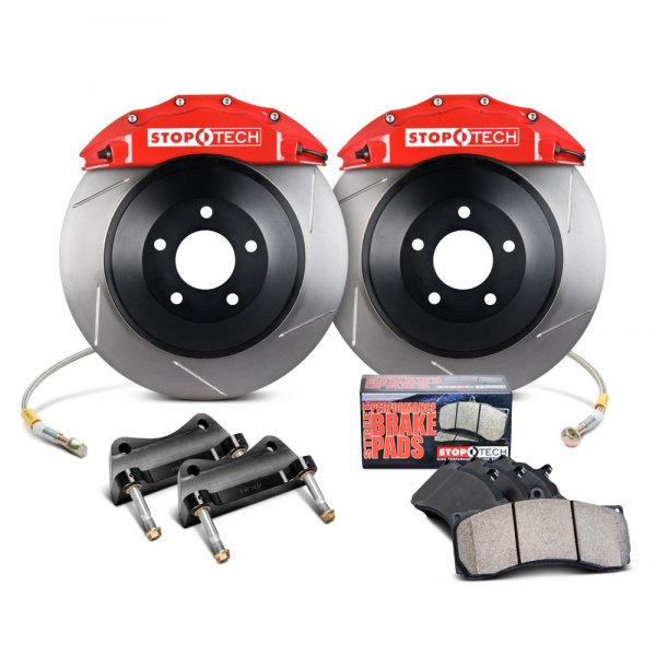 STOPTECH 82.874.6D00.71 BBK 1PC ROTOR, FRONT SLOTTED 380X35/ST65 RED TOYOTA LAND CRUISER '08