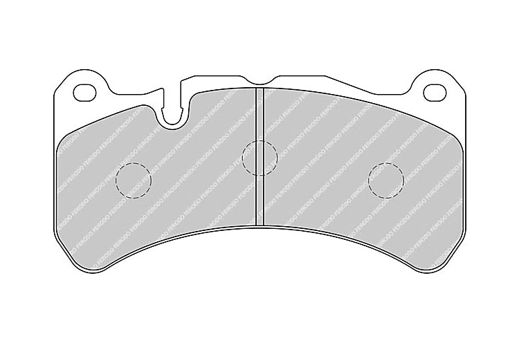 FERODO FRP3100H DS2500 Front brake pads SUBARU WRX STI 2018+// ISF// Giulia// Stelvio// (Brembo 6-pot)