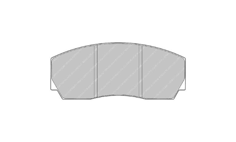 FERODO FRP216W DS1.11 Brake pads PROMA / AP 5200 / SUBARU IMPREZA Gr N front