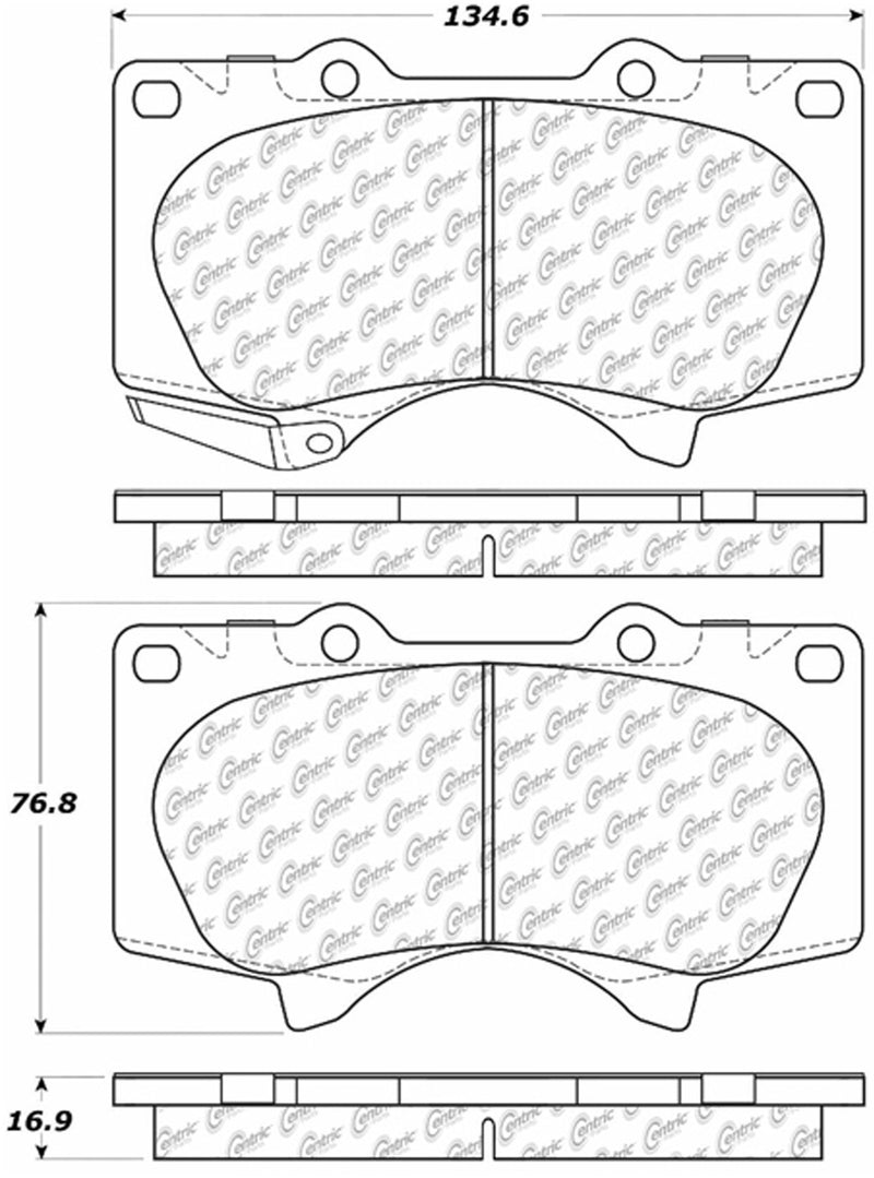 STOPTECH 306.09760 Brake pads (front) TOYOTA FJ Cruiser 2007-2012
