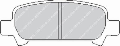 FERODO FCP1333H DS2500 Brake pads rear SUBARU IMPREZA GC 1.6/2.0 / LEGACY BE 2.0/2.5