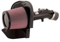K&N 69-8612TFK Performance Air Intake System TYPHOON; TOYOTA YARIS, L4-1.5L, 2006-14, (FLAT BLACK)