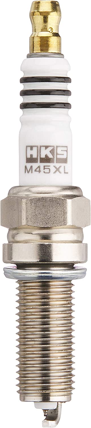 HKS 50003-M45XL Spark Plug Super Fire Racing NGK 9 for Mitsubishi 4B11T/ Mercedes-Benz 5.5L/E63 4.0L / Kia Stinger 2.0