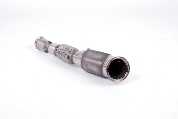 MILLTEK SSXTY118 Large Bore Downpipe and Hi-Flow Sports Cat TOYOTA GR Supra A90 Coupe 3.0 Turbo (UK/European with OPF/GPF)