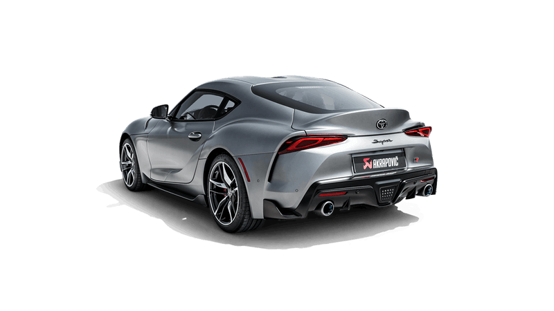 AKRAPOVIC S-TY/T/1H Slip-On Line (Titanium) TOYOTA GR Supra (A90) 2019-2019 ECE Type Approval