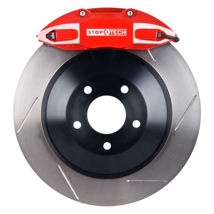 STOPTECH 82.874.0058.71 BBK 1PC ROTOR, REAR SLOTTED 380X32/ST41 RED TOYOTA LAND CRUISER '08