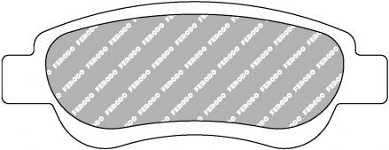 FERODO FCP1790H DS2500 Brake pads front CITROEN C1 / PEUGEOT 107 / TOYOTA AYGO