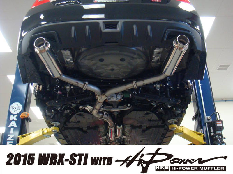 HKS 31006-BF001 Exhaust system HI-POWER MUFFLER SUBARU WRX STI 2014+